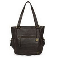 The SAK Kendra Leather Tote Handbag (Black)